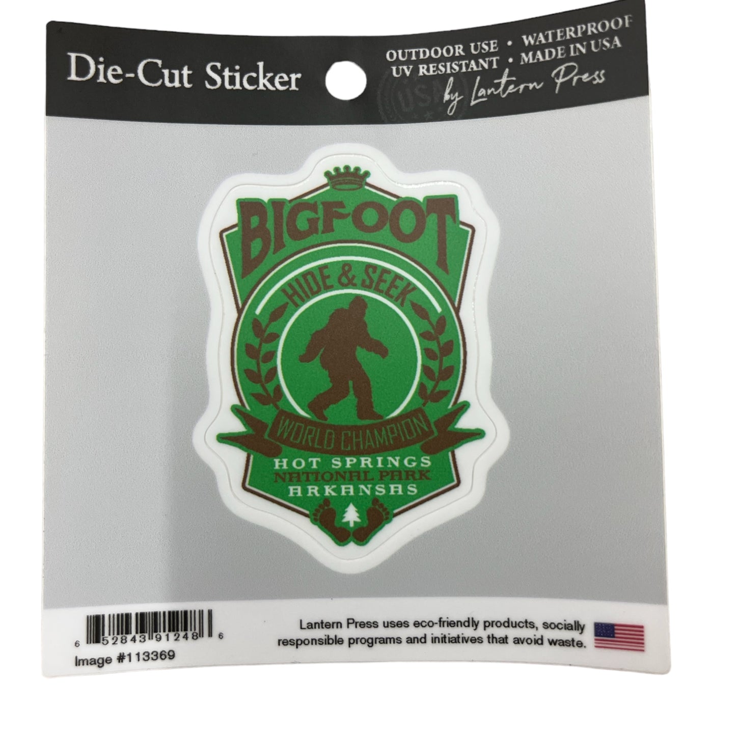 Bigfoot Hide & Seek Sticker