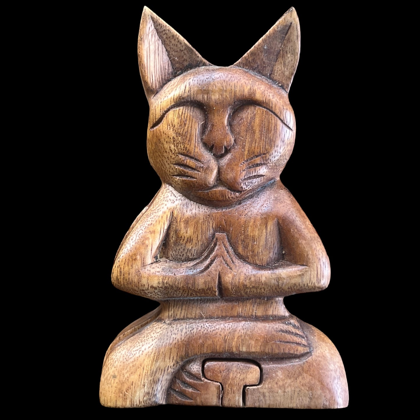 Carved Wood Puzzle Box