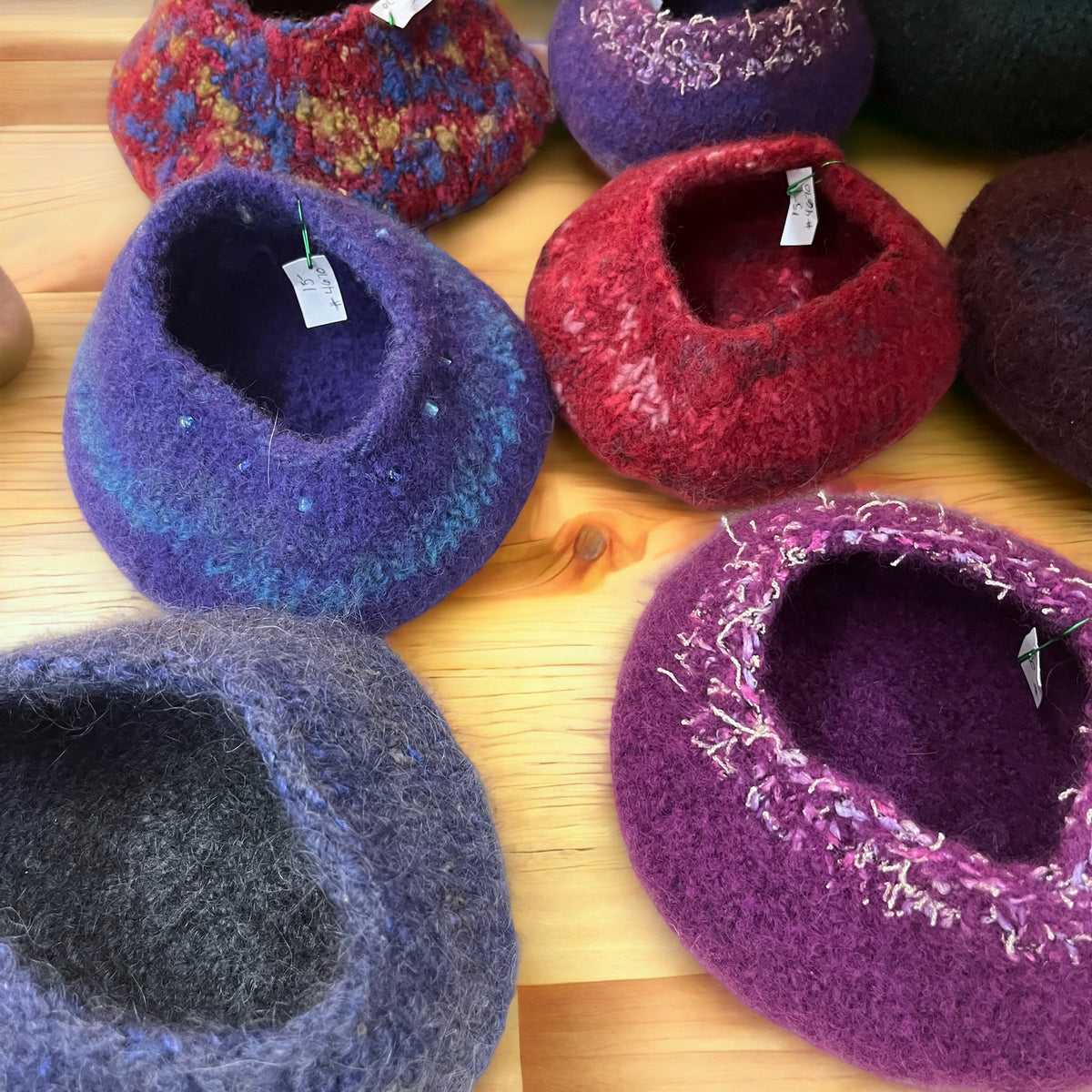 felted pods