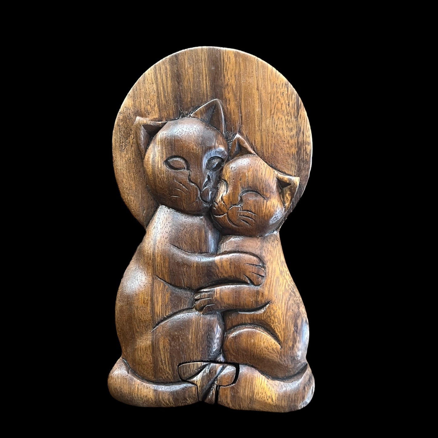 Carved Wood Puzzle Box