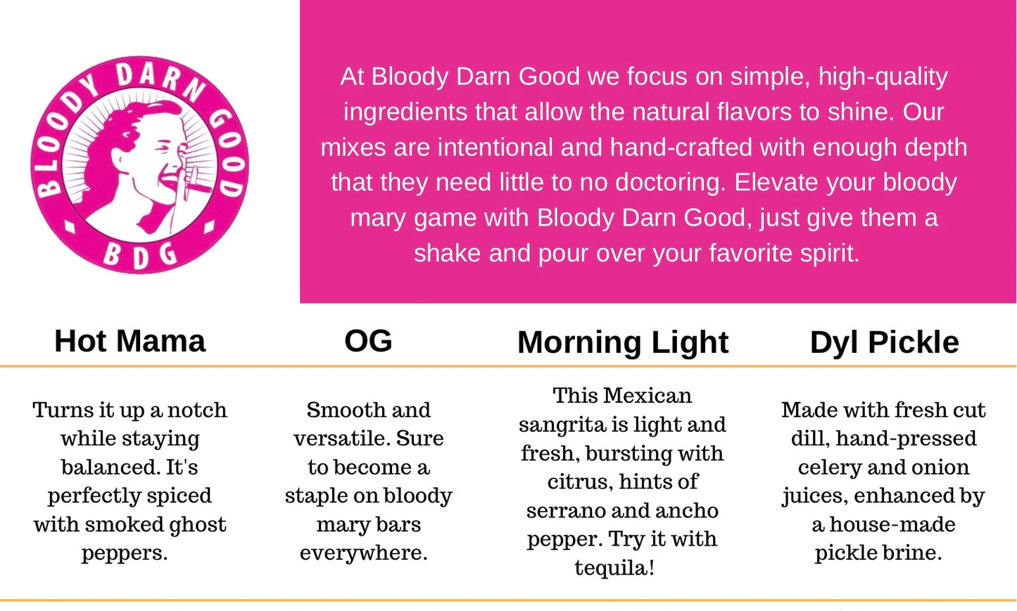 Bloody Darn Good Bloody Mary Mix