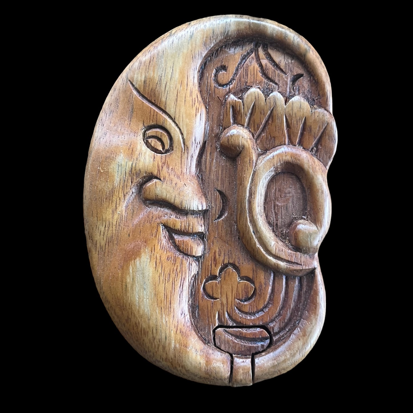 Carved Wood Puzzle Box