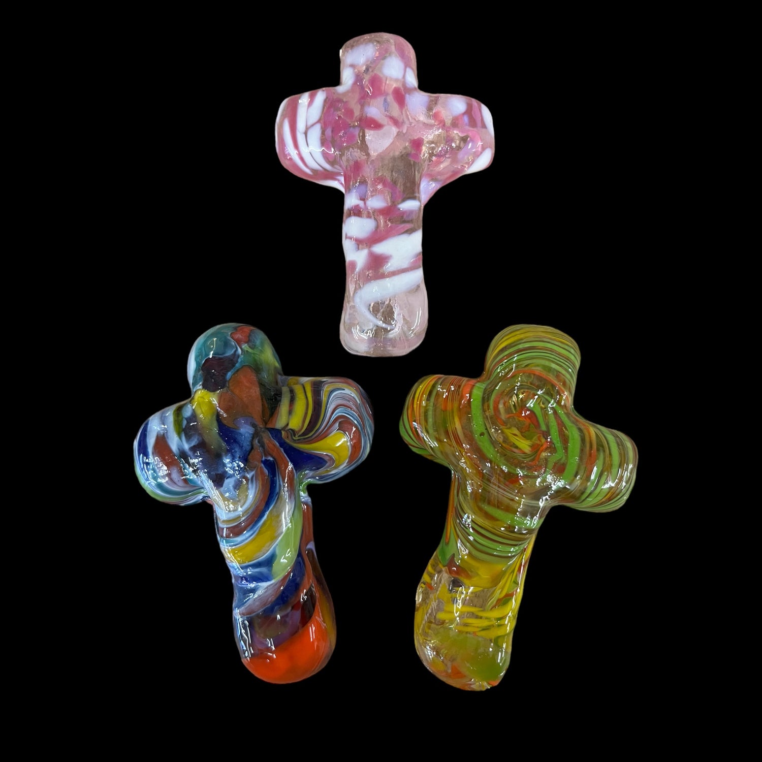 Cross Blown Glass