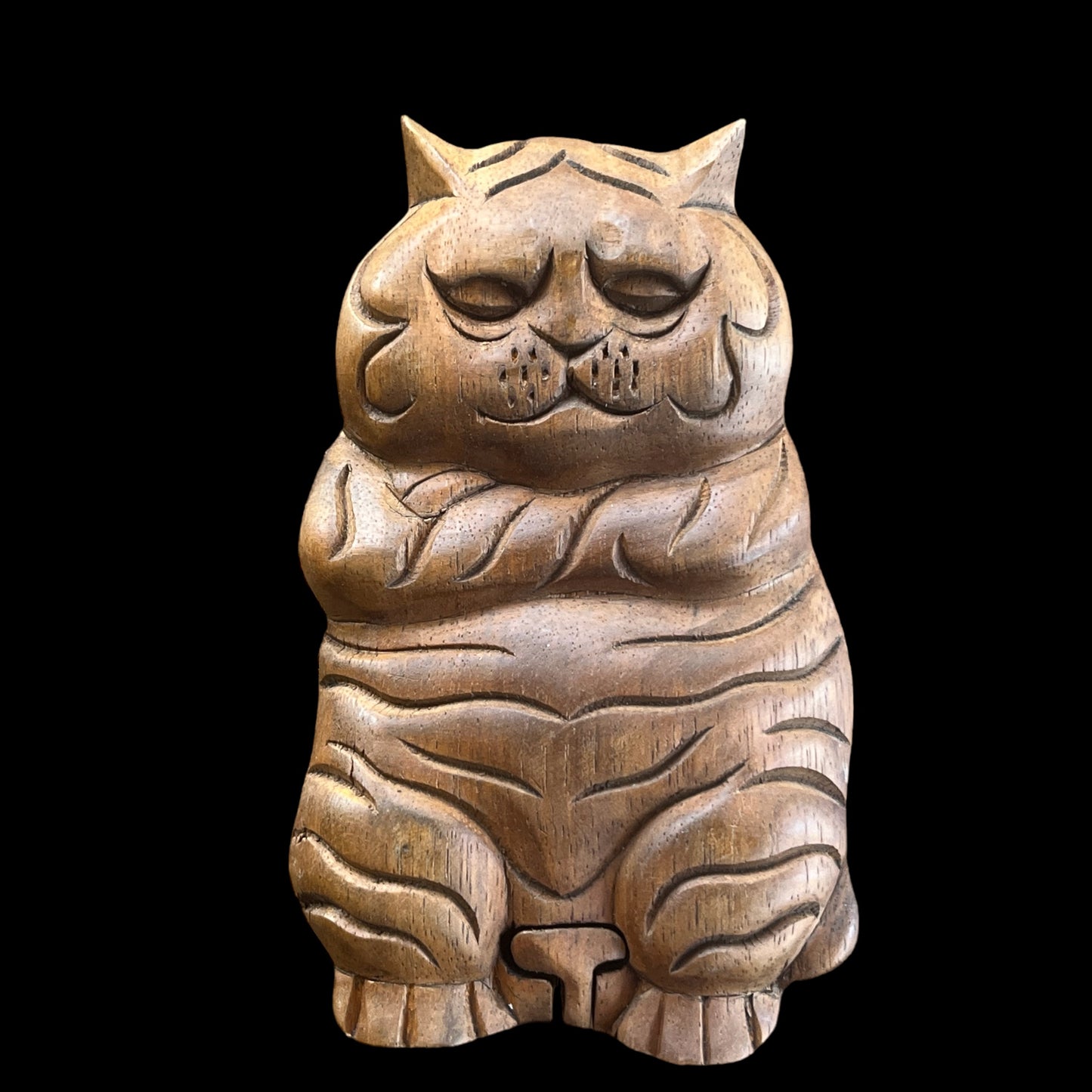 Carved Wood Puzzle Box