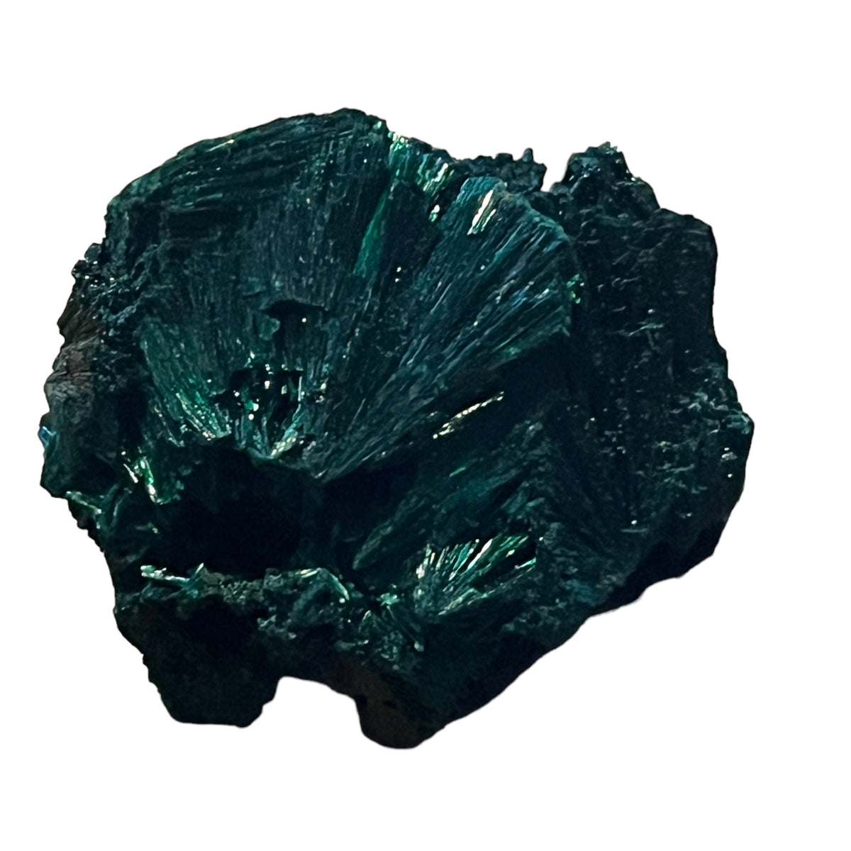 Fibrous Malachite Rough