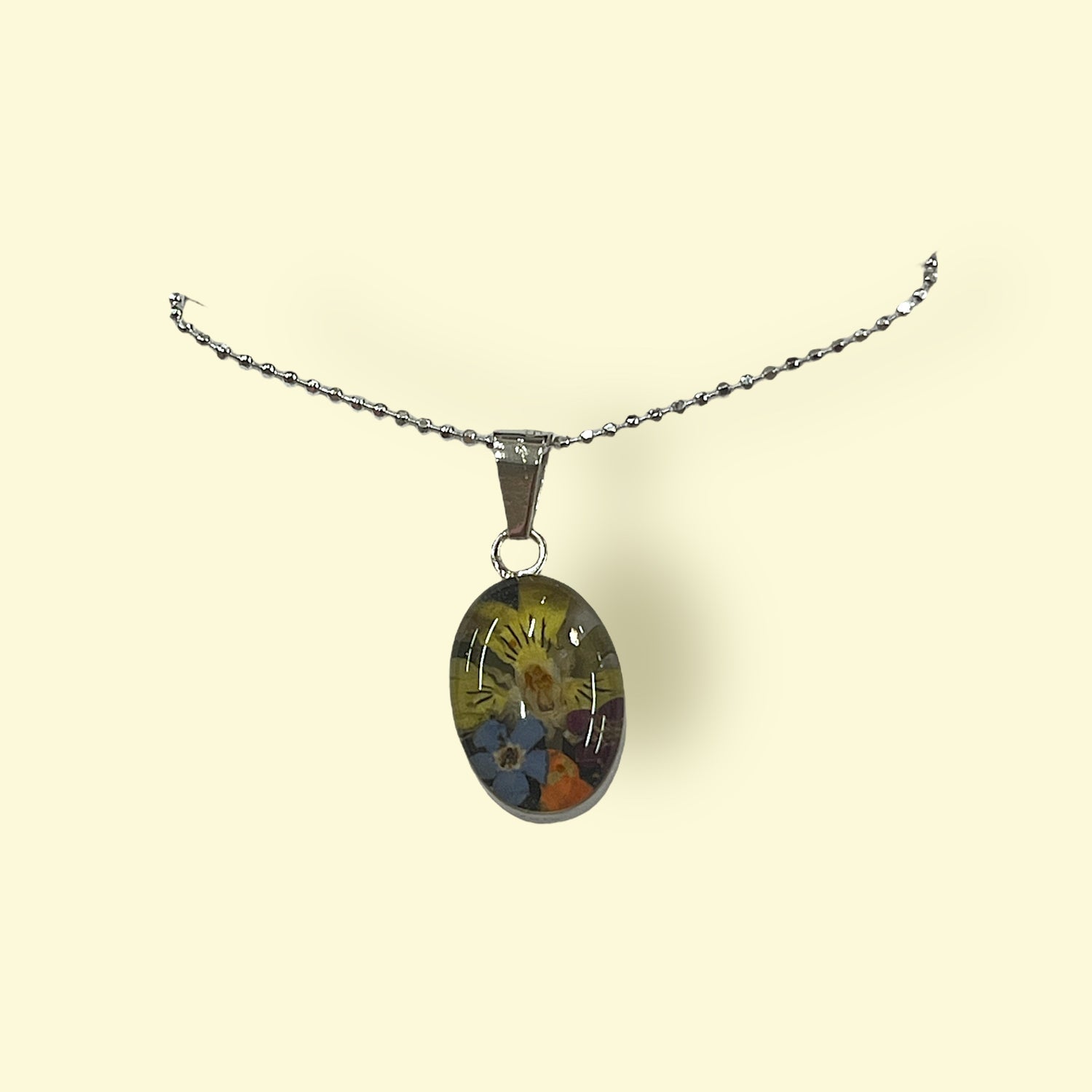 Floral Pendant Sterling