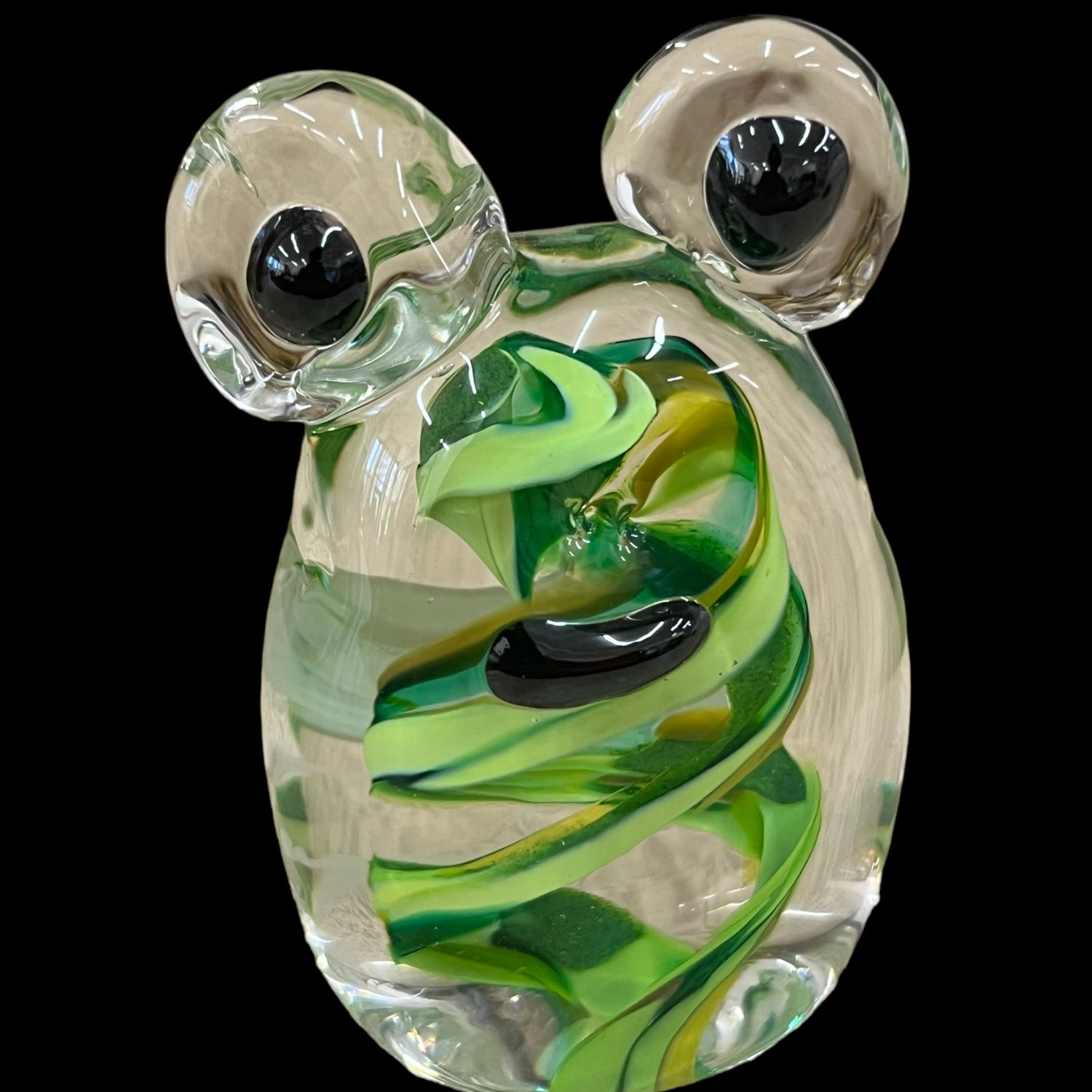 Frog Glass Figurine