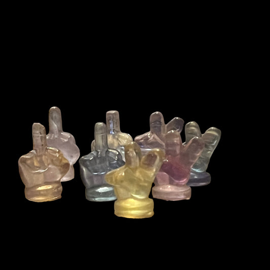 Fluorite Mini Carvings | Assorted Shapes (Approx. 1”)