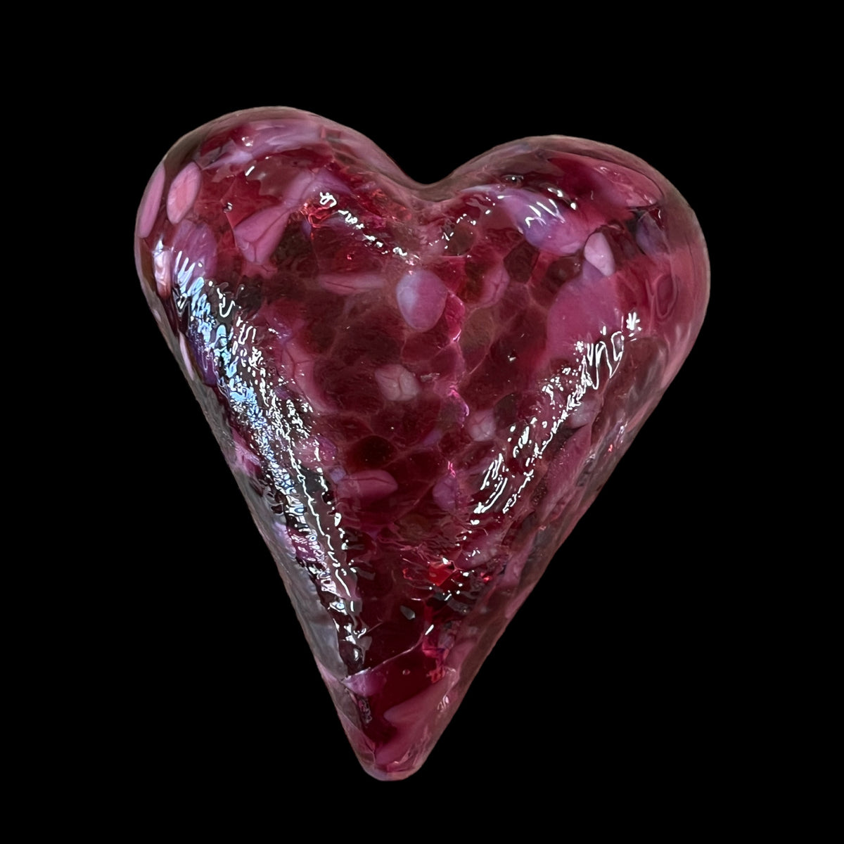 Heart Blown Glass