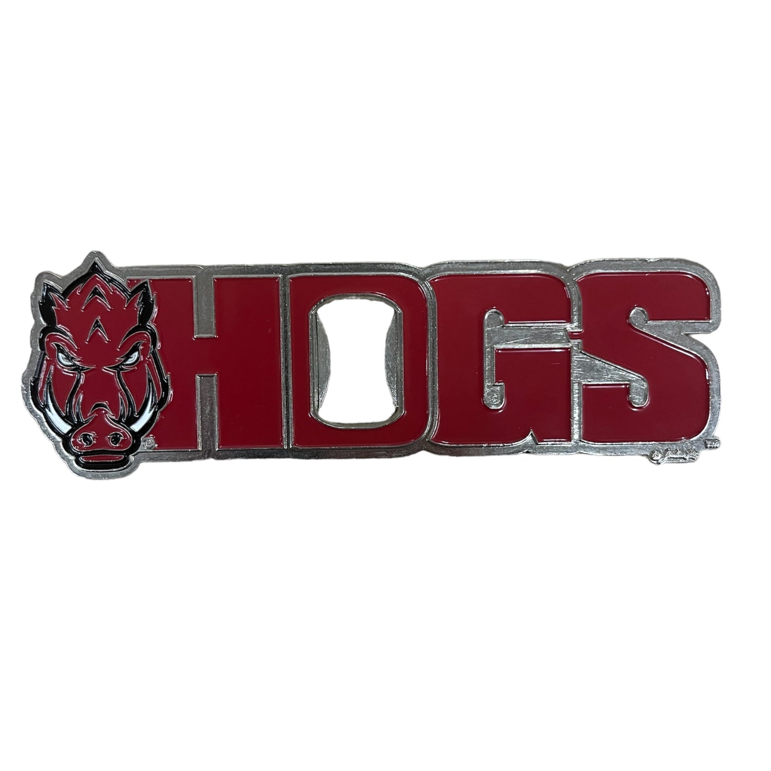 Hogs bottle opener magnet