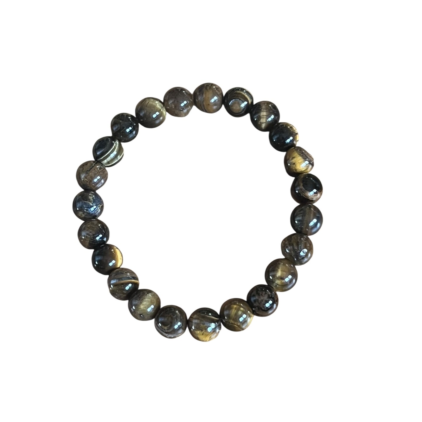 Natural Stone Stretch Bracelets | 6–8 mm Beaded Gemstones