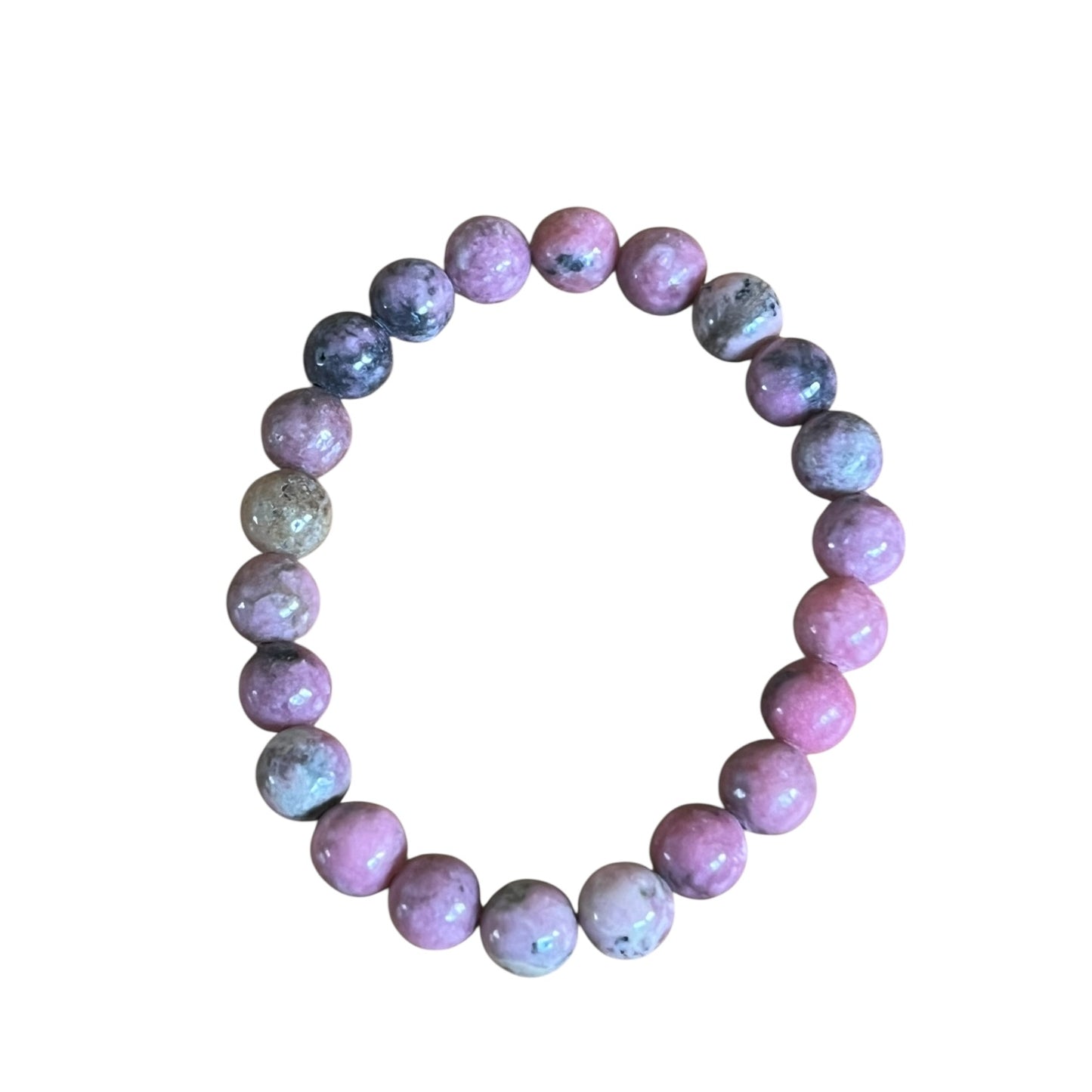 Natural Stone Stretch Bracelets | 6–8 mm Beaded Gemstones