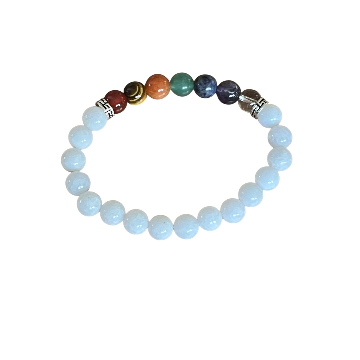 Natural Stone Stretch Bracelets | 6–8 mm Beaded Gemstones