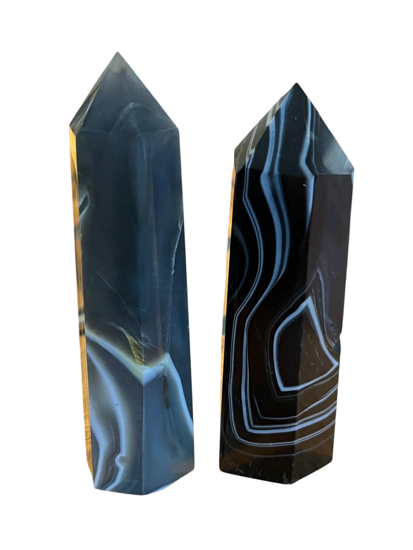 Mineral Crystal Towers | Ocean Jasper, Agate, Rose Quartz & Tiger Eye
