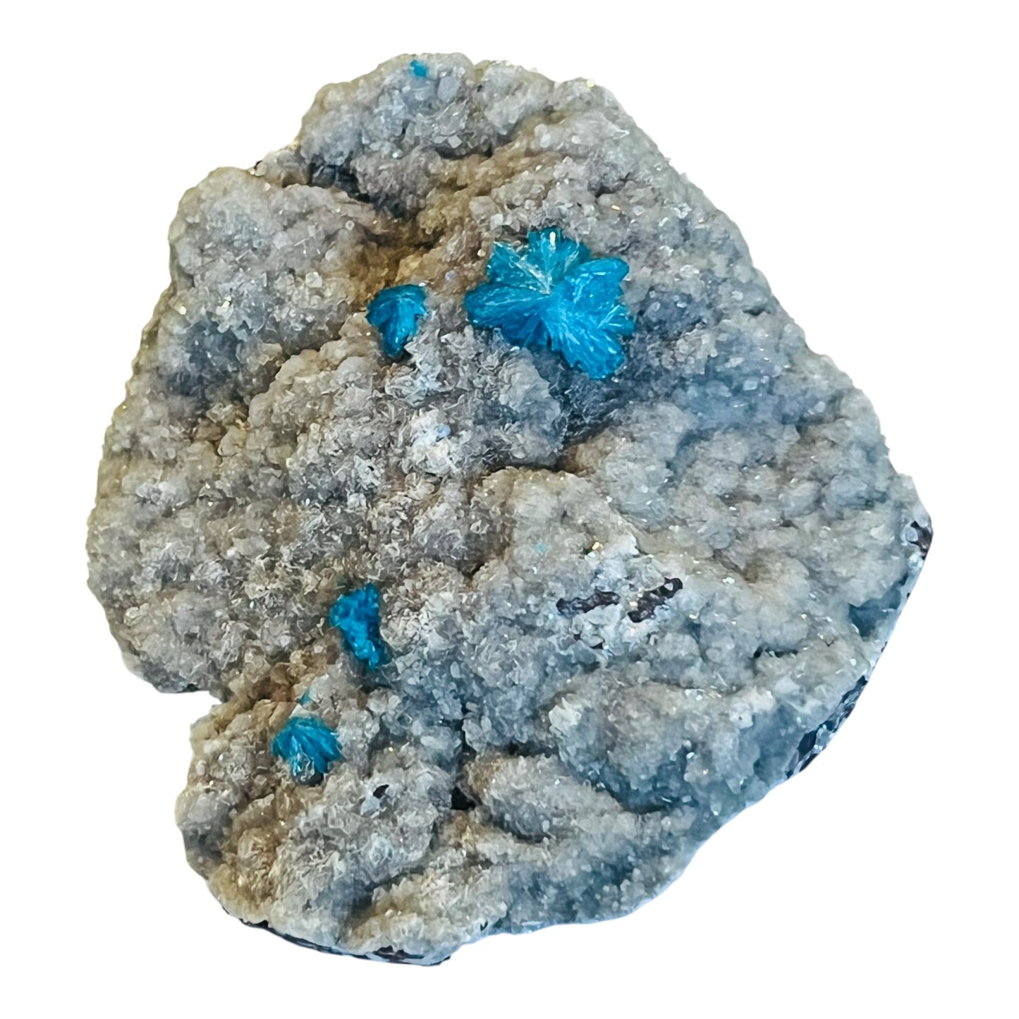 Cavansite Crystal Specimens | Brilliant Blue Mineral