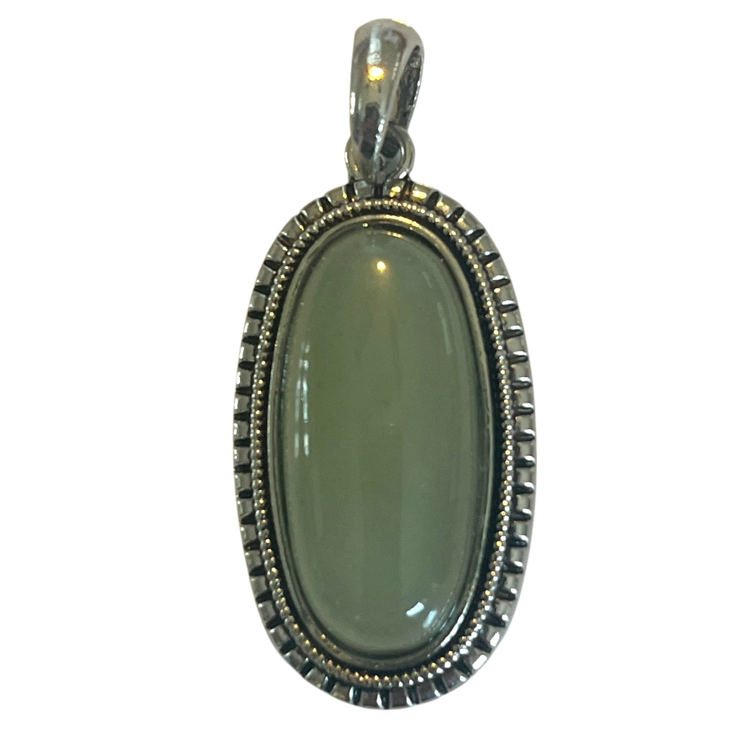 Oval Gemstone Pendant | 2” Cabochon in Amethyst, Lapis & More