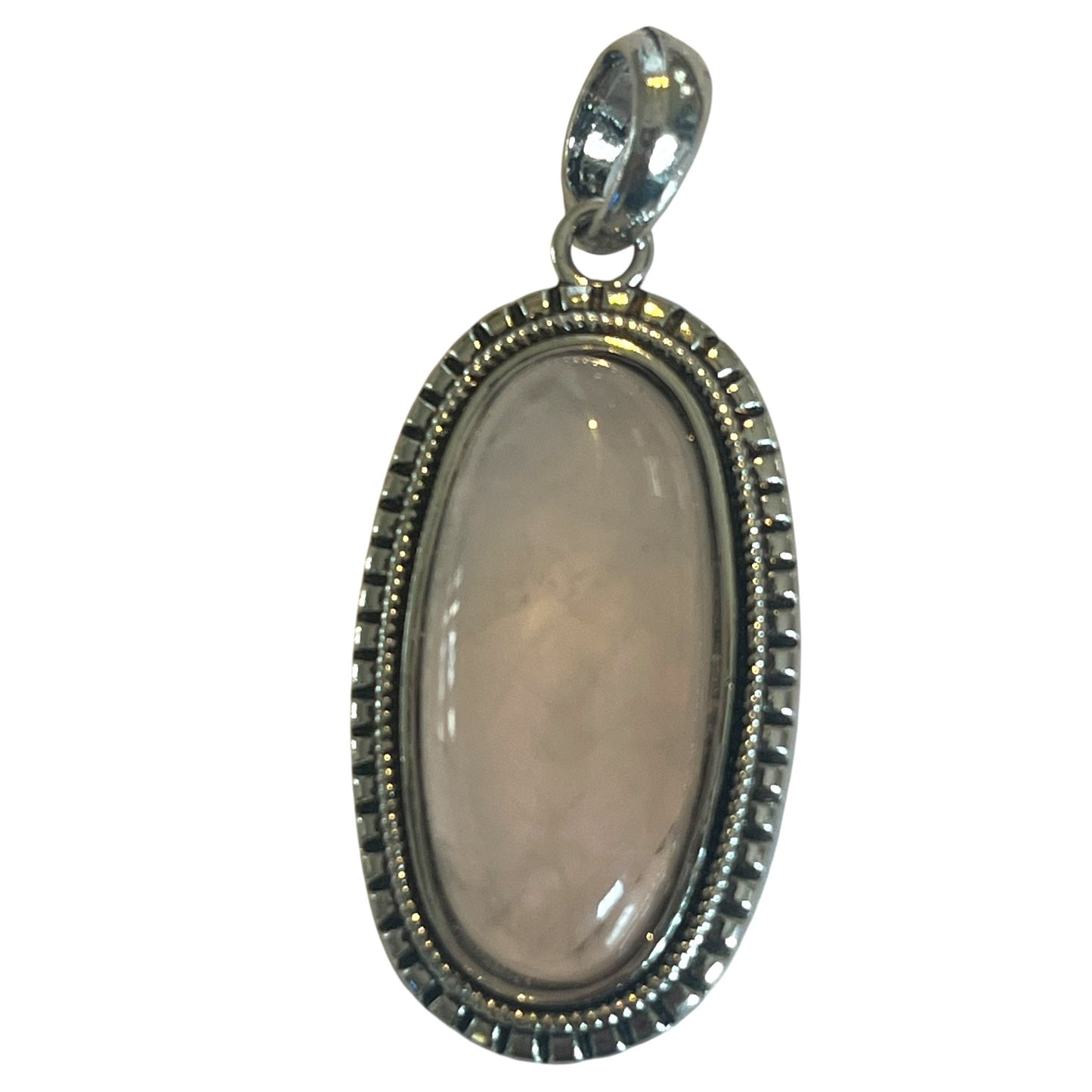 Oval Gemstone Pendant | 2” Cabochon in Amethyst, Lapis & More