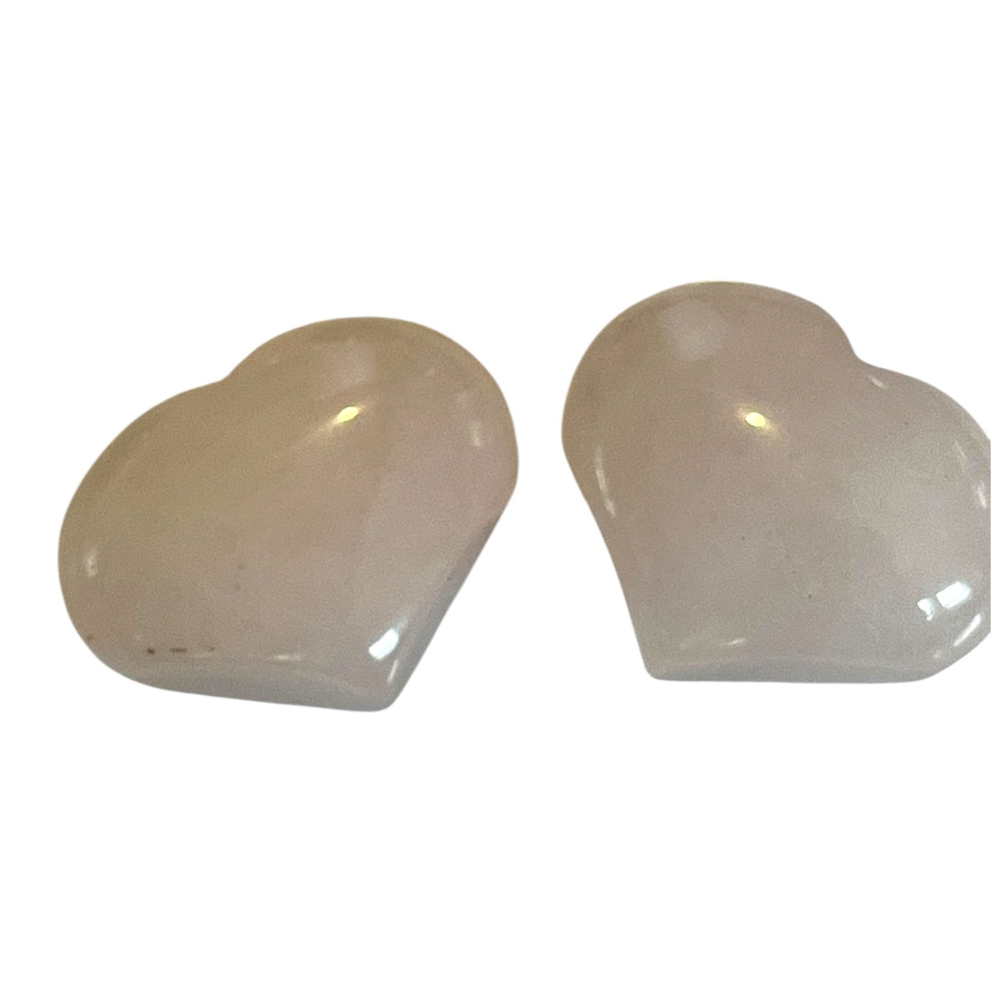 Mini Puffed Gemstone Hearts | Assorted Natural Stones