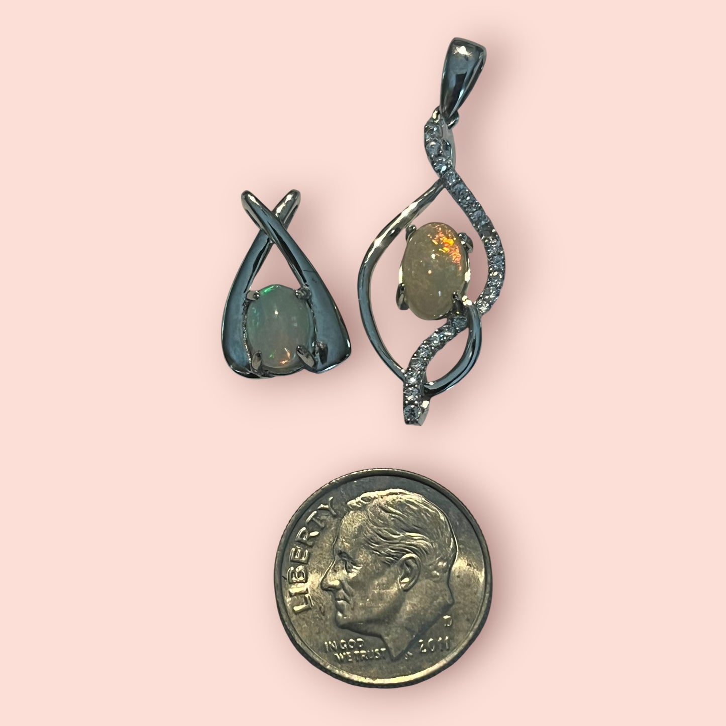 Ethiopian Opal Pendants | Sterling Silver Opal Jewelry