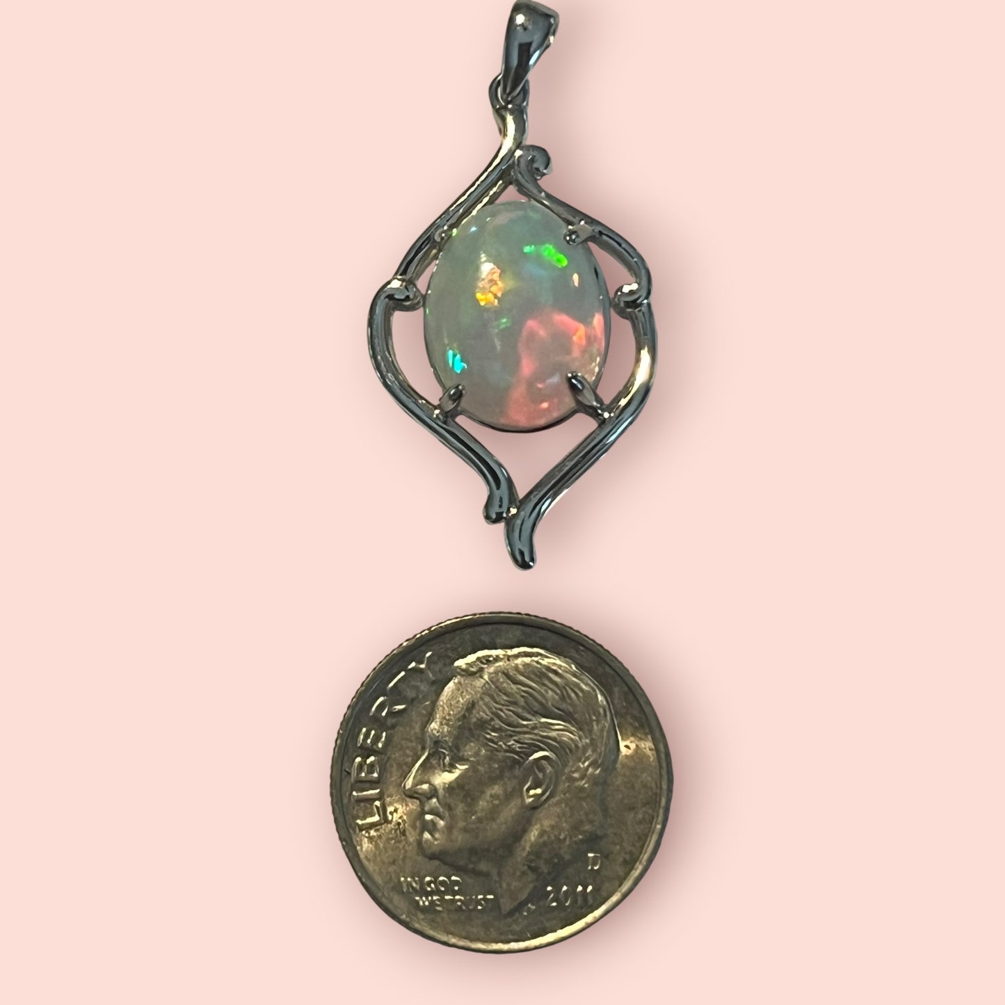 Ethiopian Opal Pendants | Sterling Silver Opal Jewelry