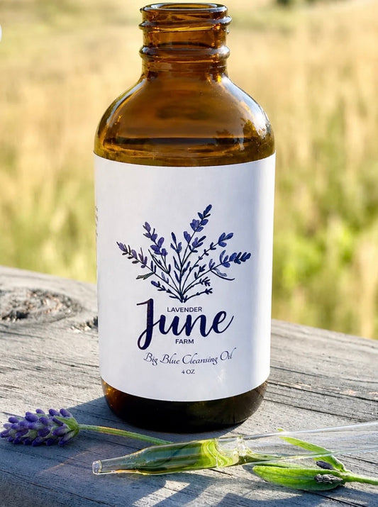 Big Blue Cleansing Oil -- Botanical Facial Cleanser
