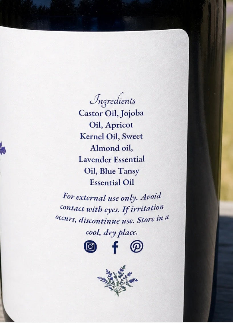 Big Blue Cleansing Oil -- Botanical Facial Cleanser