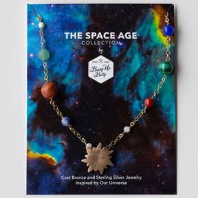 Bronze Solar System Necklace