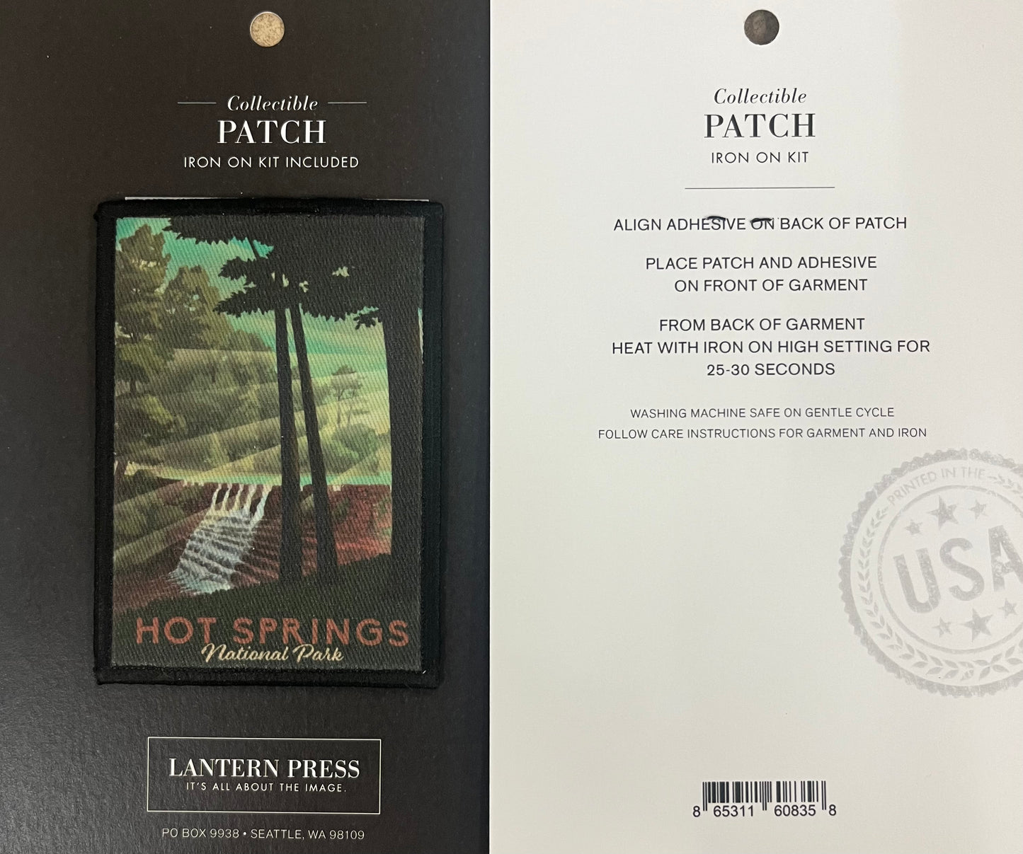 Hot Springs National Park Iron On Patch