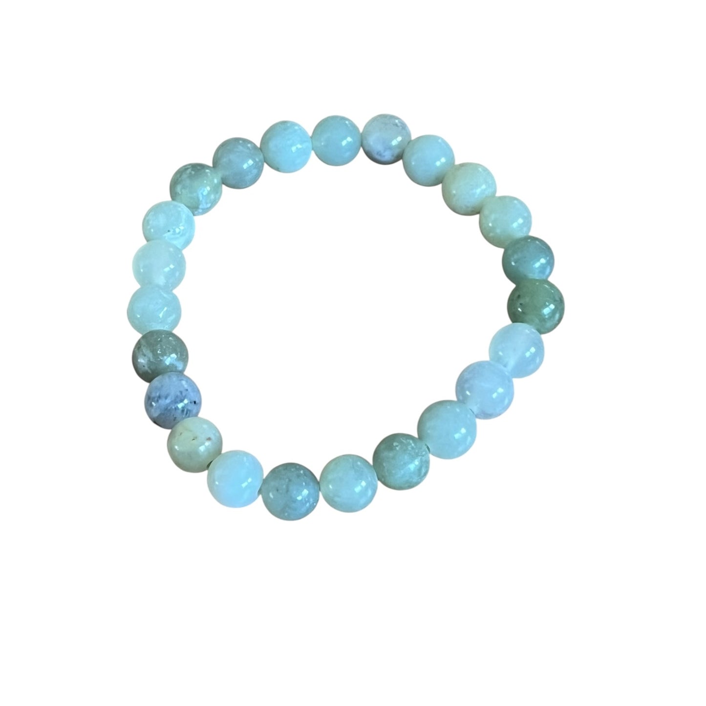 Natural Stone Stretch Bracelets | 6–8 mm Beaded Gemstones