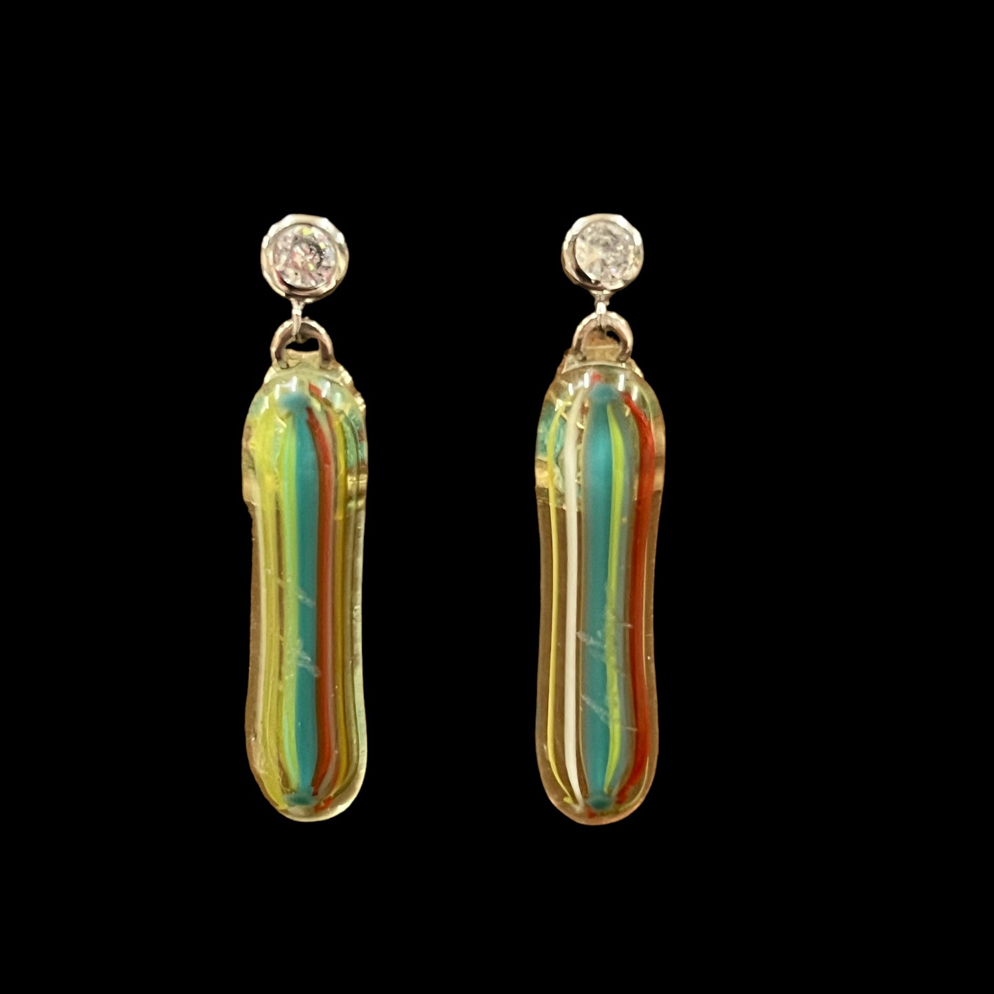 Art Glass Earrings