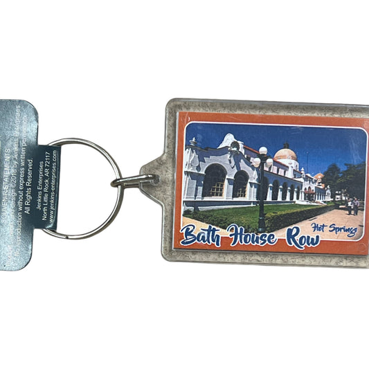 Bathhouse Row Keychain