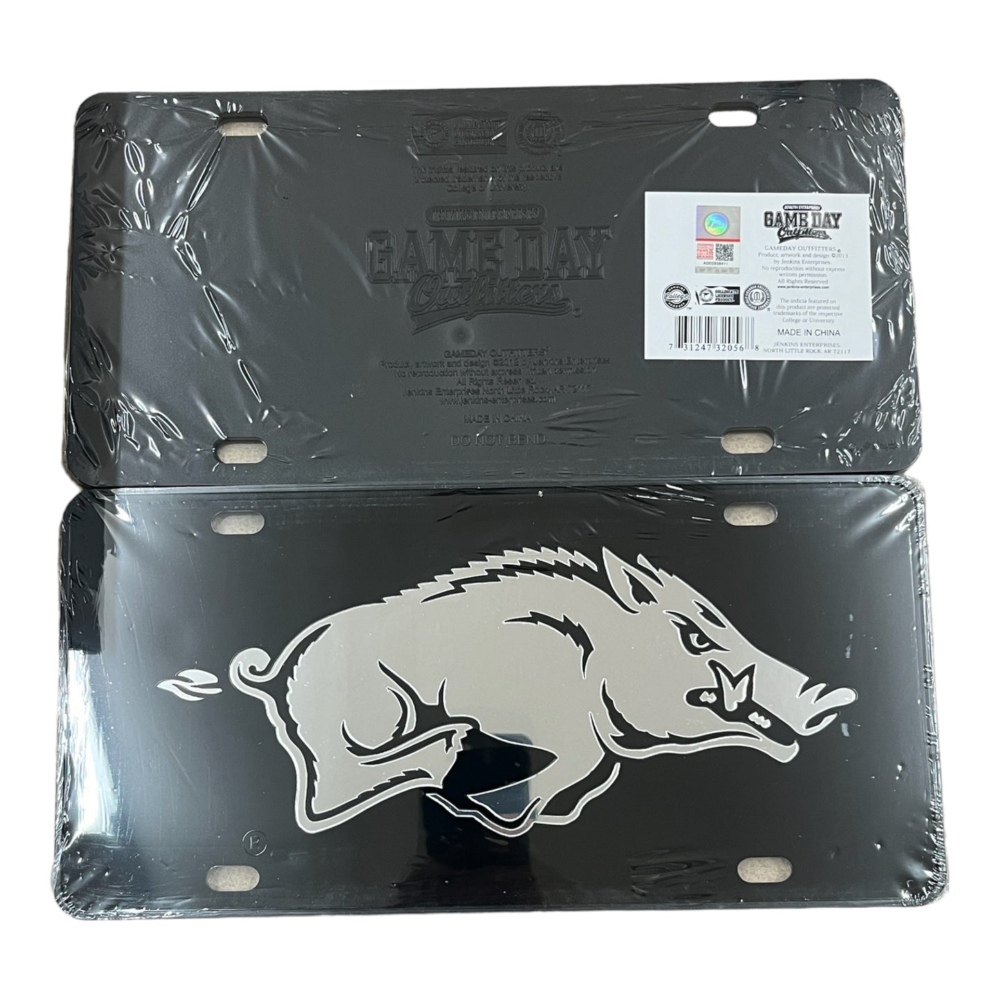 Mirrored License Plate