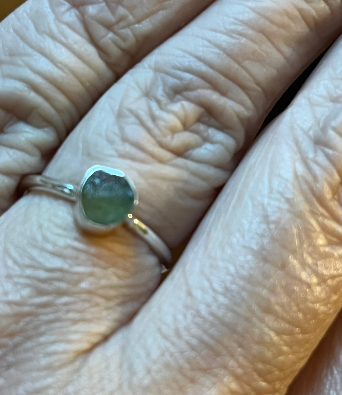 Moldavite Ring