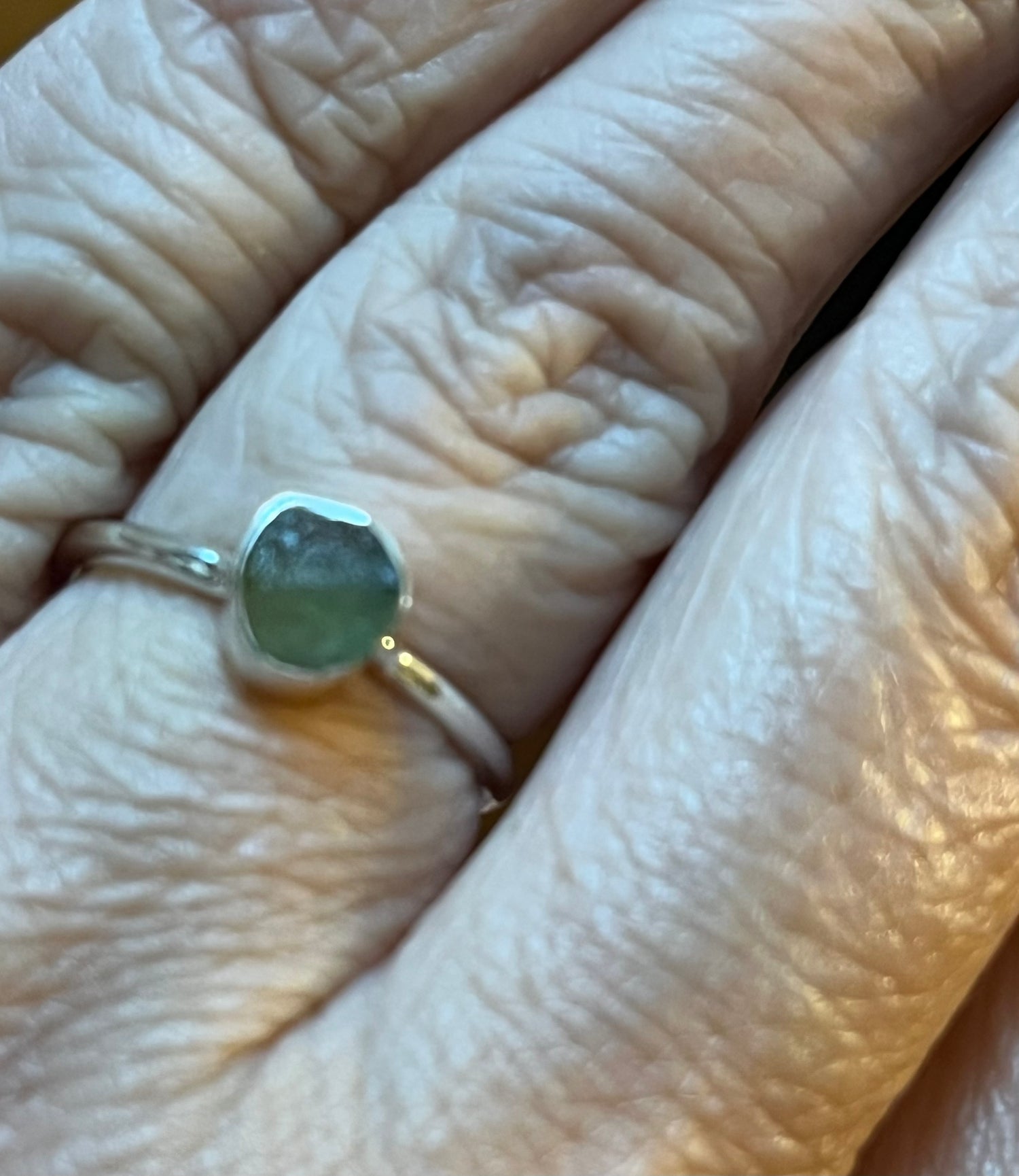 Moldavite Ring