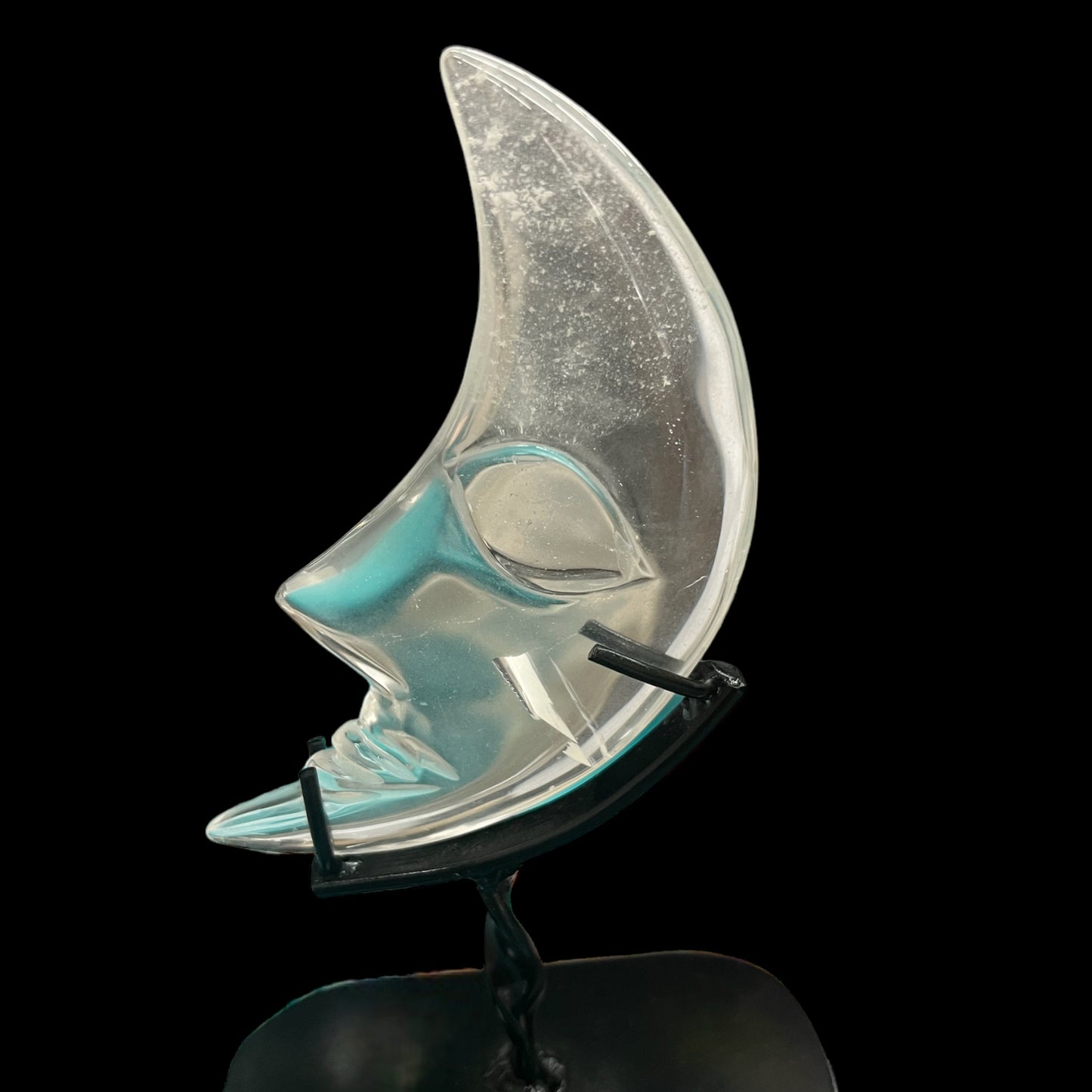 Quartz Moon on Stand