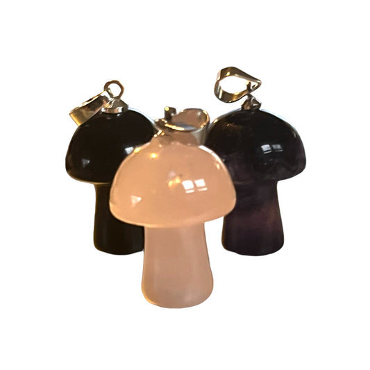 Mineral Mushroom Pendant