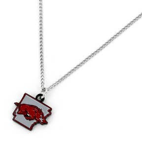 Razorback State Design Necklace