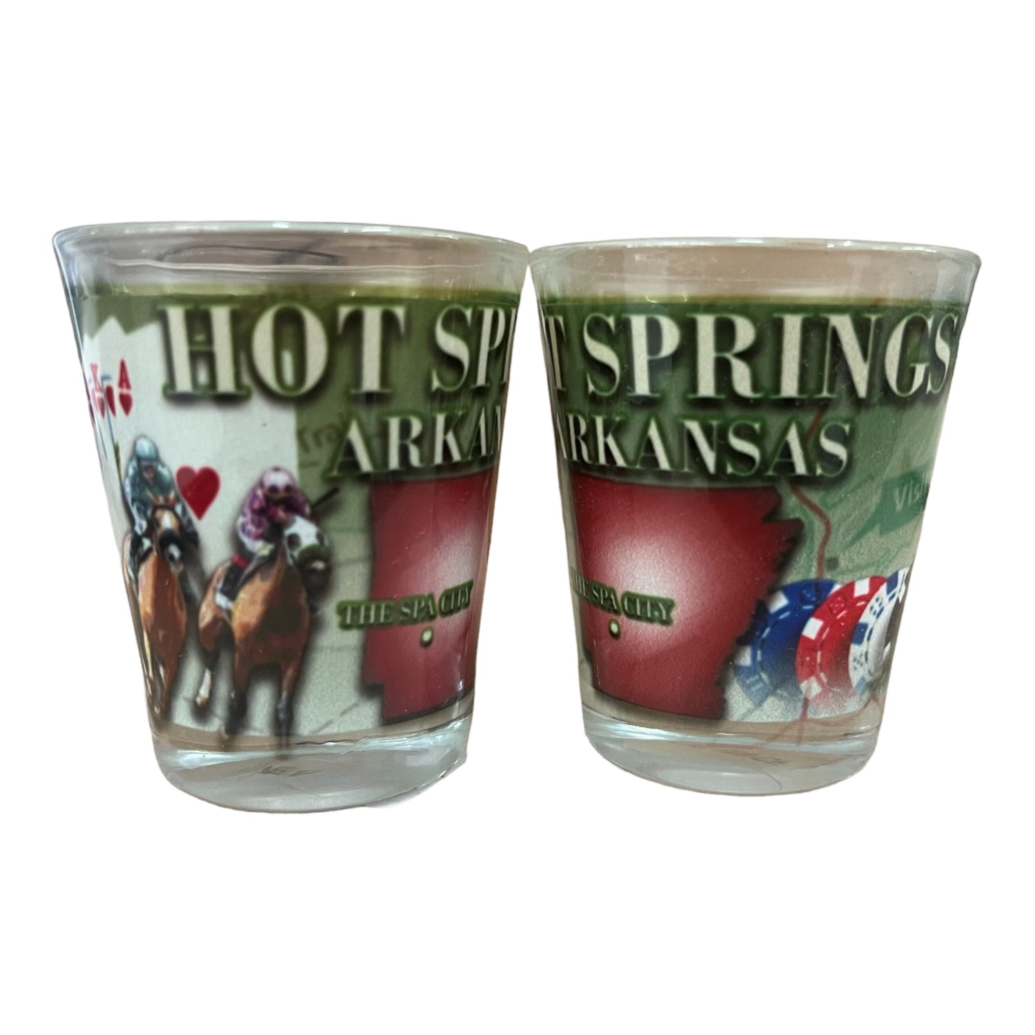 Hot Springs Gaming Shot Glass