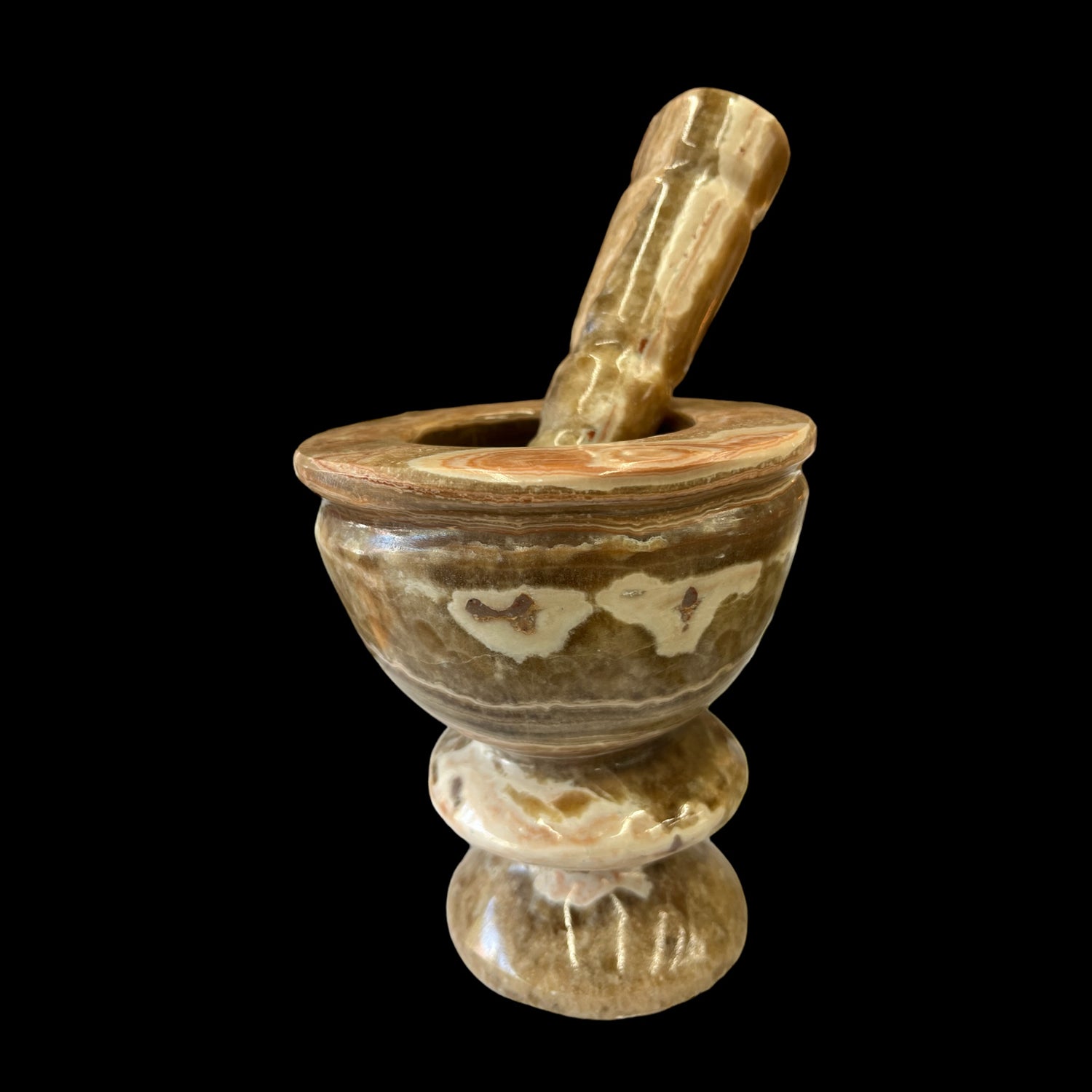 Onyx Mortar and Pestle