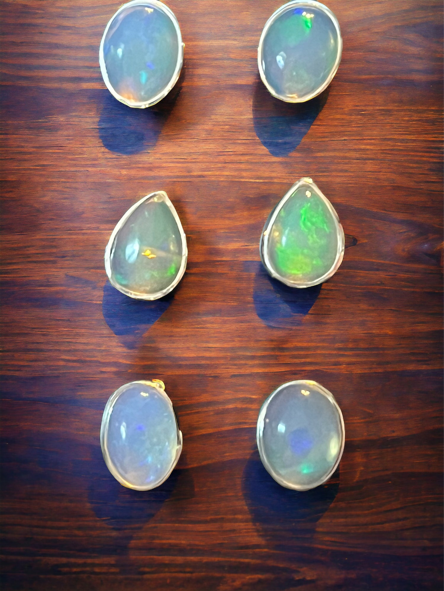 Lg Ethiopian Opal Earrings