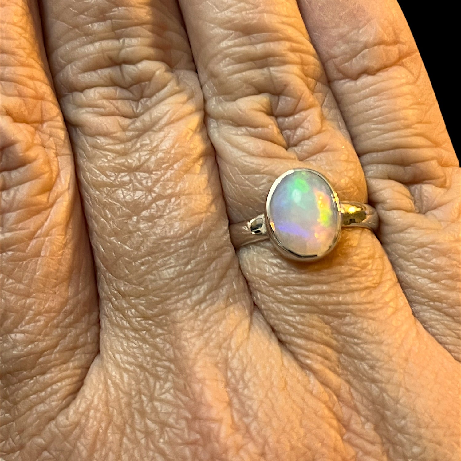 Lg Ethiopian Opal Ring