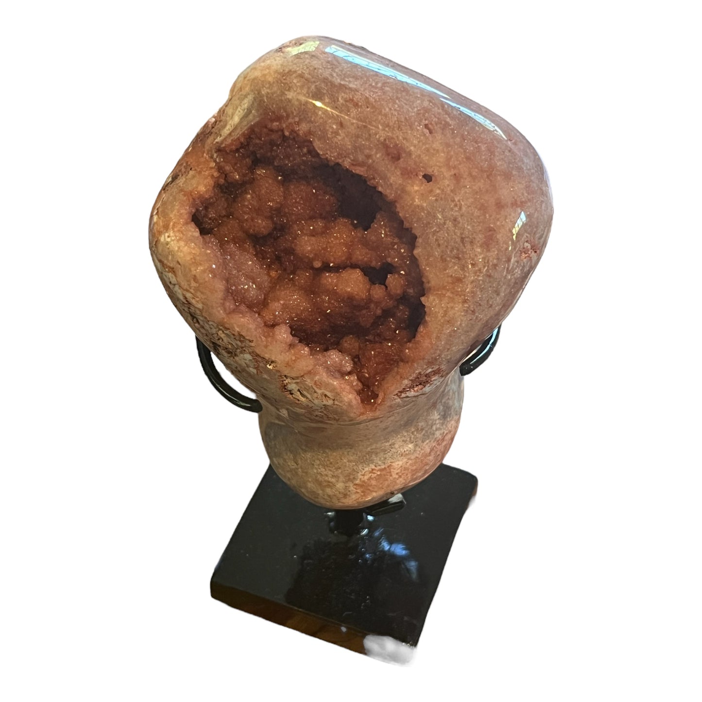 Pink Amethyst on Stand