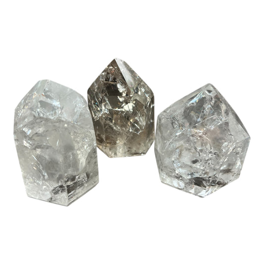 Crackled Quartz, Polished