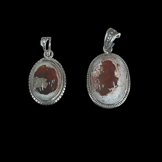 Mexican Fire Opal Pendant