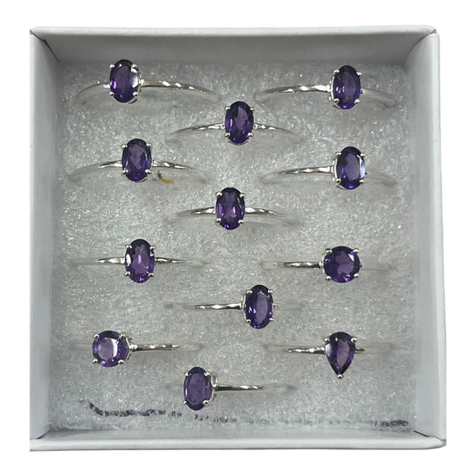 Amethyst Sterling Ring