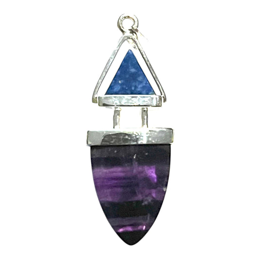 Fluorite Pendant with Accent