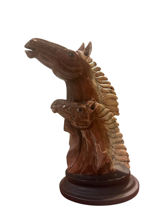 Rhyolite Horse Carving