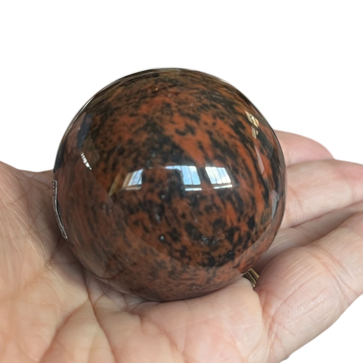 Med Mahogany Obsidian Sphere