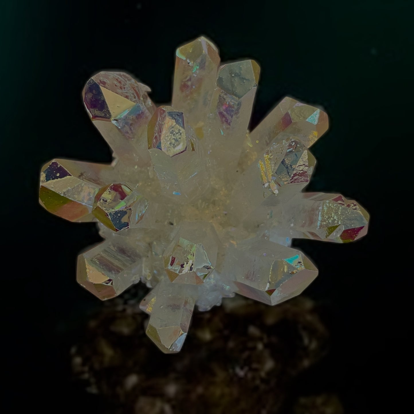 Aura Quartz Cluster Design