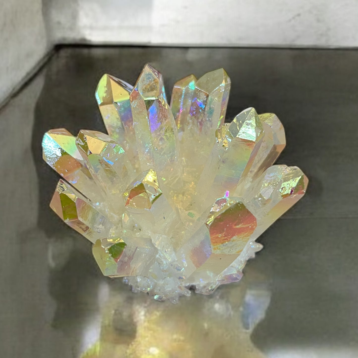 Aura Quartz Cluster Design